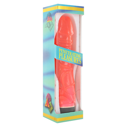 Jelly Vibrator Glitter Pink