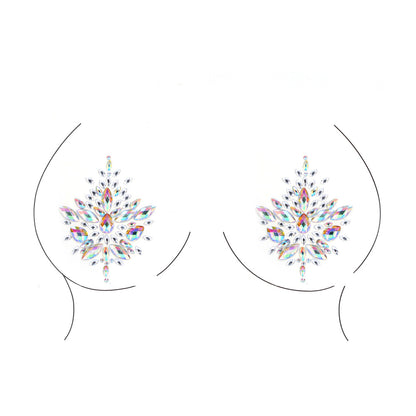 Dazzling Nipple Bling Sticker