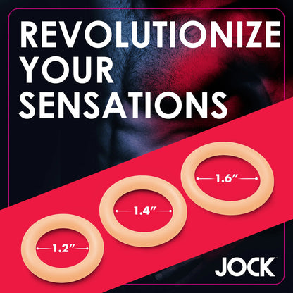 Jock Discreet Silicone Cock Ring Set