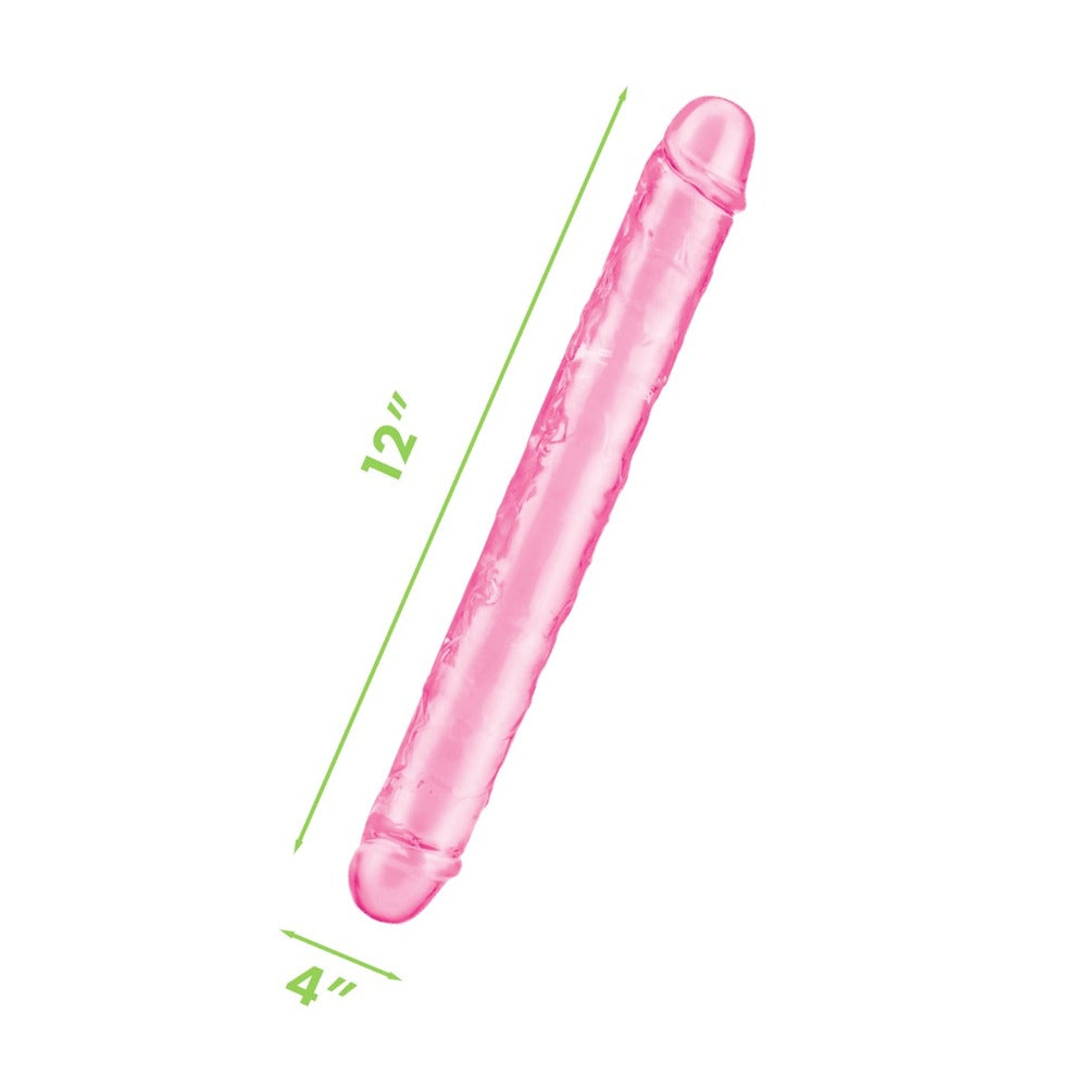 Me You Us Ultra Double Dildo 12 Inches Pink