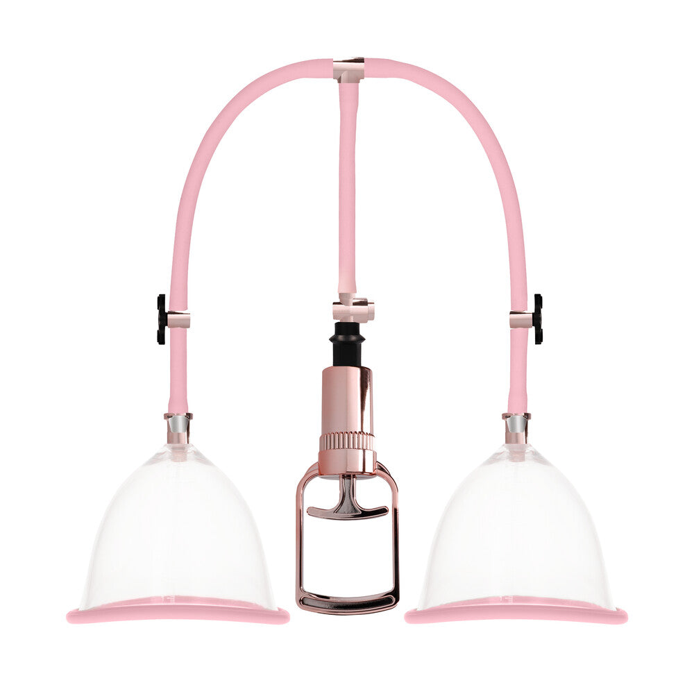 Pumped Breast Pump Medium Rose Gold