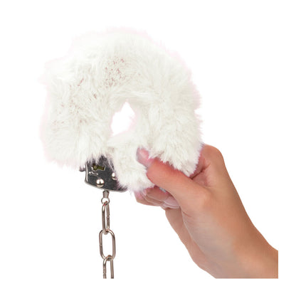 Ultra Fluffy Furry Cuffs White