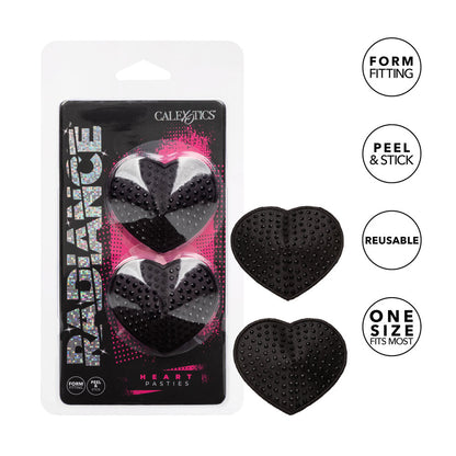 Radiance Black Heart Pasties