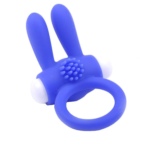 Cockring With Rabbit Ears Blue