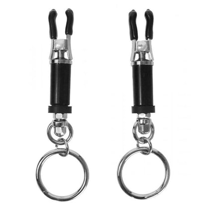 Bondage Ring Barrel Nipple Clamps